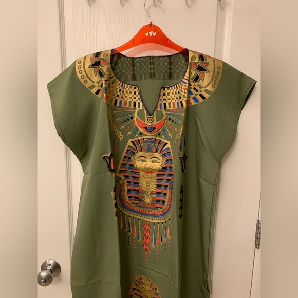 Green Egyptian Traditional Dress - Picture 5 of 16